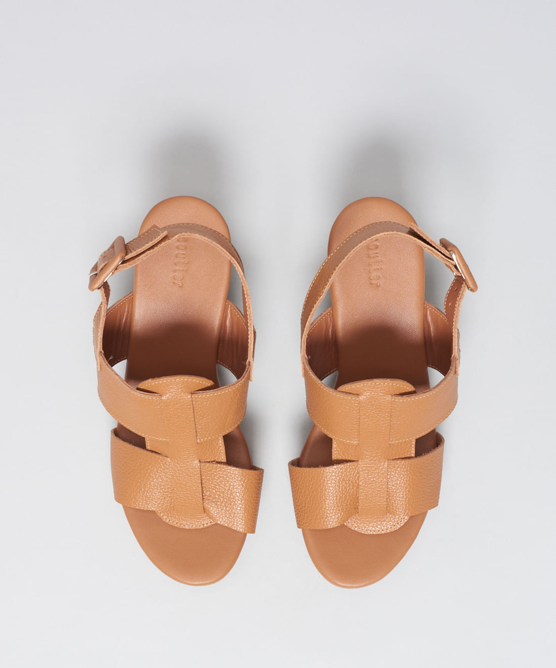 Anabela Couro Antonia - Caramelo - Imagem 9