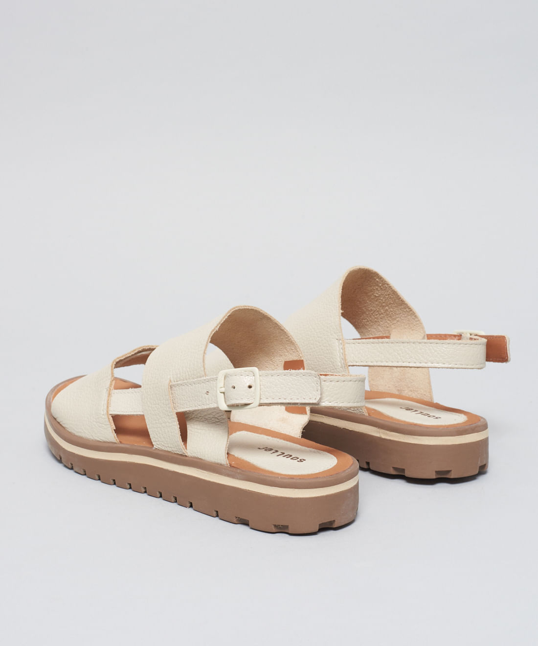 Rasteira Tratorada Manu - Offwhite - Imagem 13