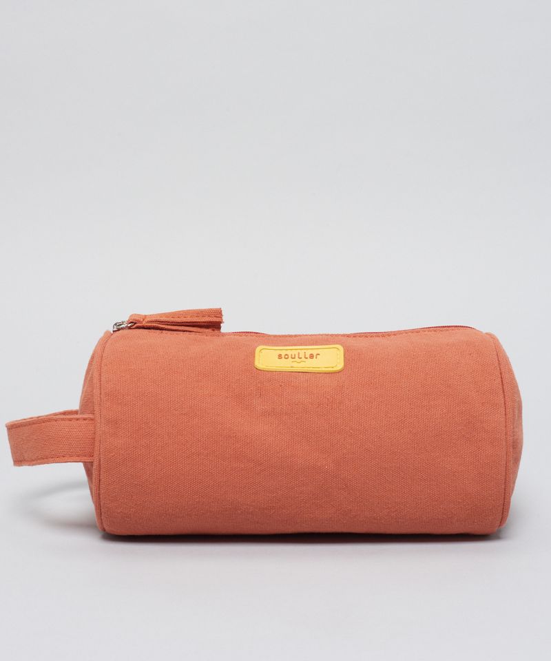 Case Cilindro Lona - Ocre u - ocre