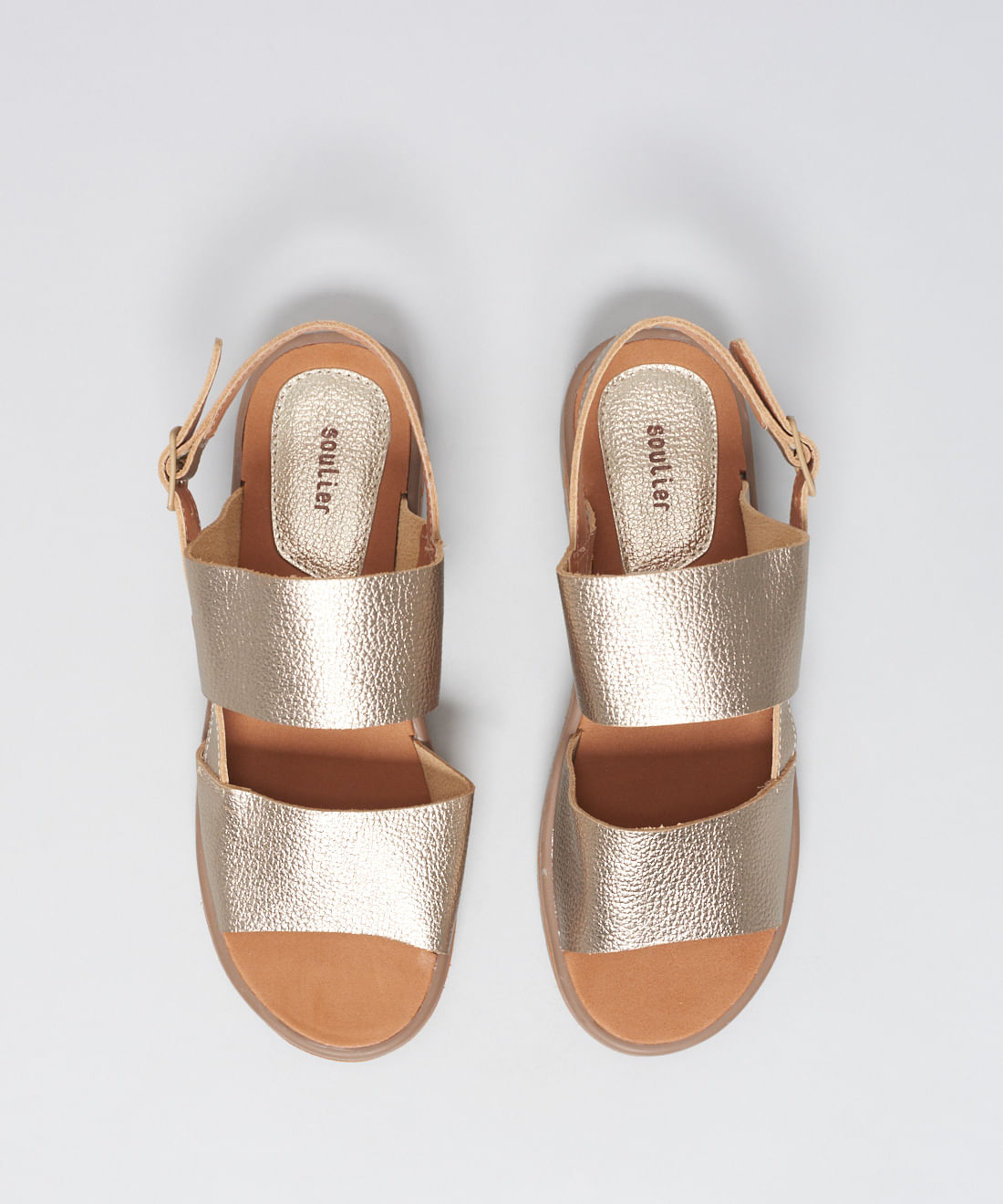 Rasteira Tratorada Manu - Prata Velho - Imagem 19