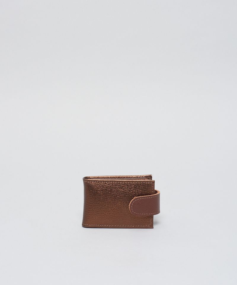 Porta Batom Couro - Bronze u - bronze
