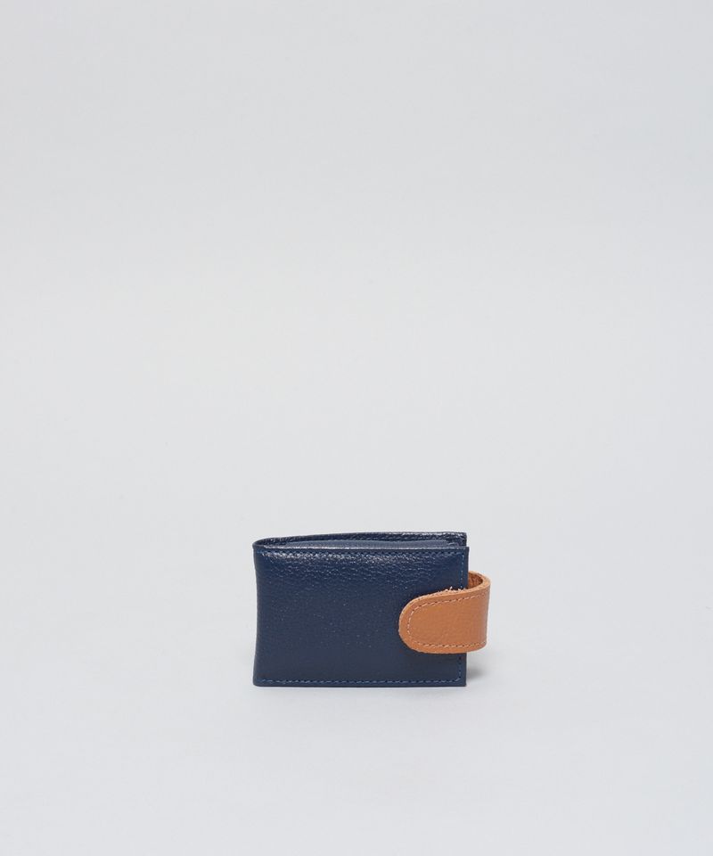 Porta Batom Couro - Navy u - navy