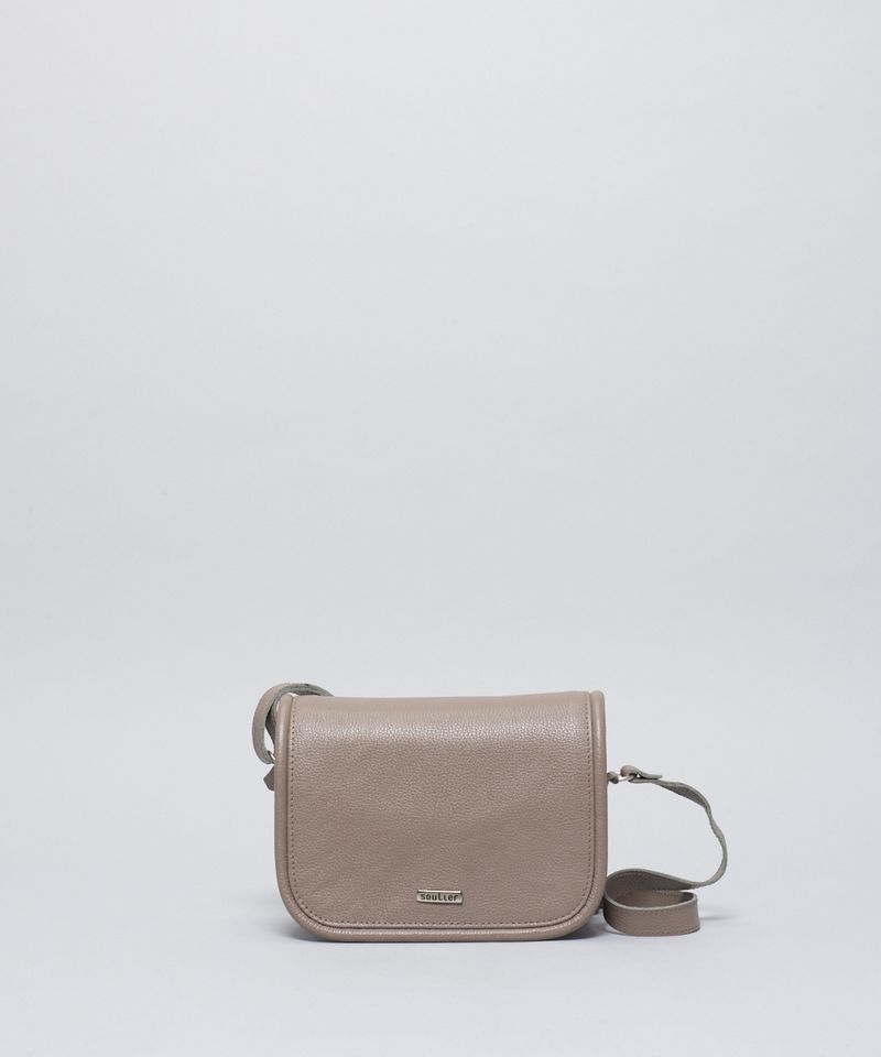 Bolsa p Couro Vivo - Cinza u - cinza