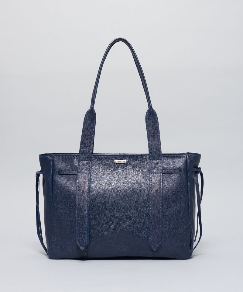 Bolsa g Couro Mariana - Navy u - navy