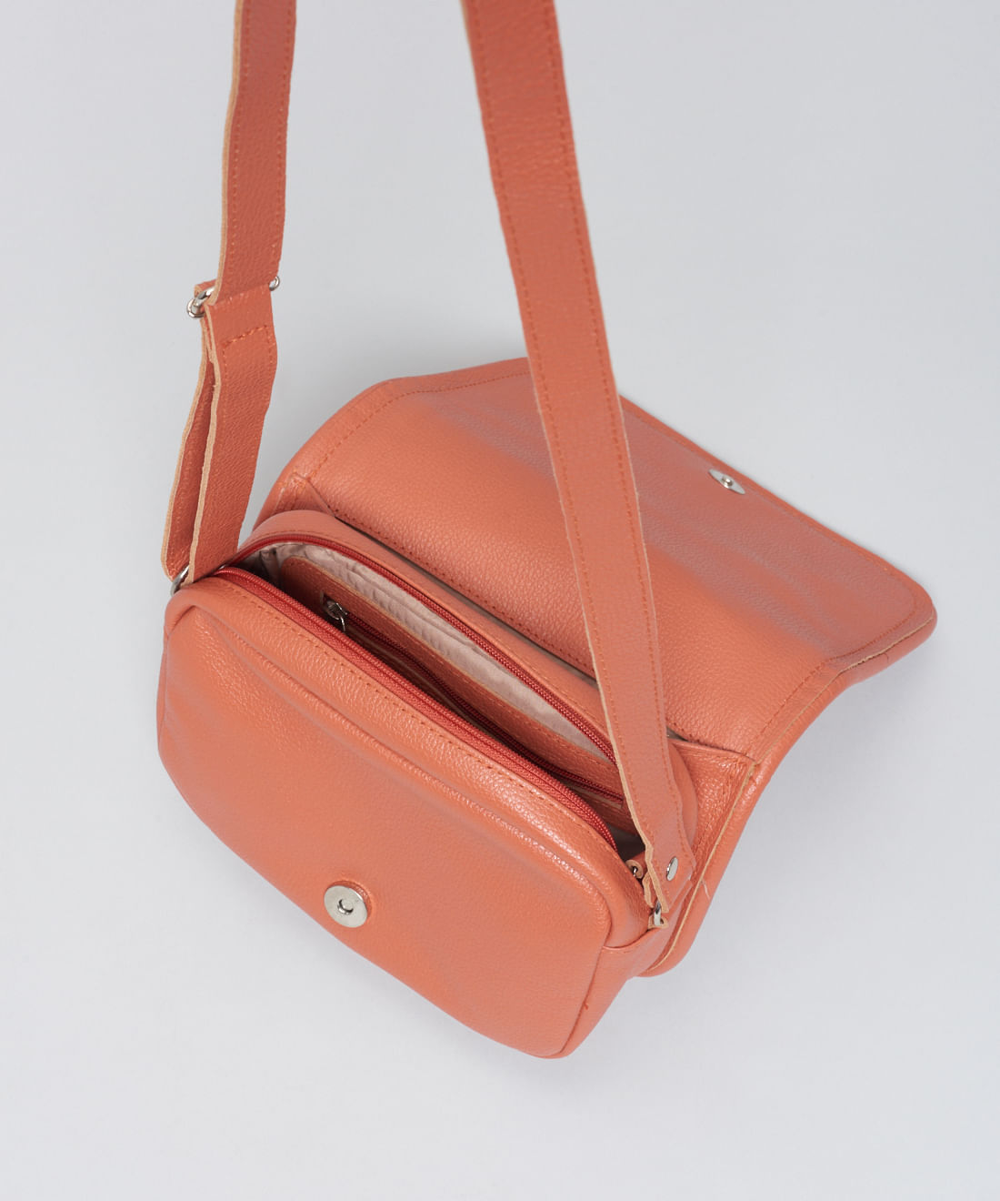 Bolsa p Couro Vivo - Ocre - Imagem 3