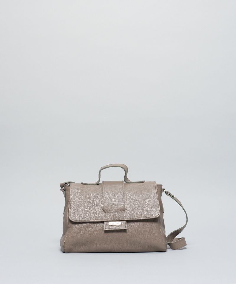 Bolsa m Couro Giulia - Cinza u - cinza