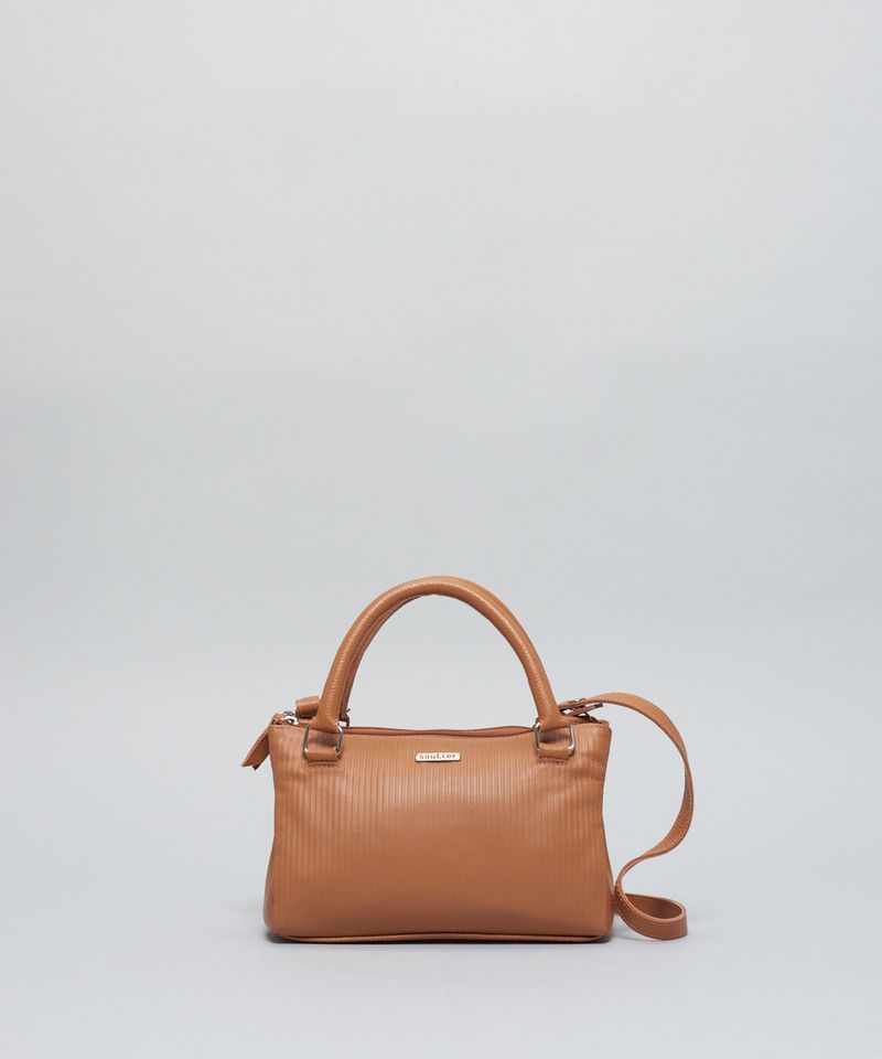 Bolsa p Couro Cotele - Caramelo u - caramelo