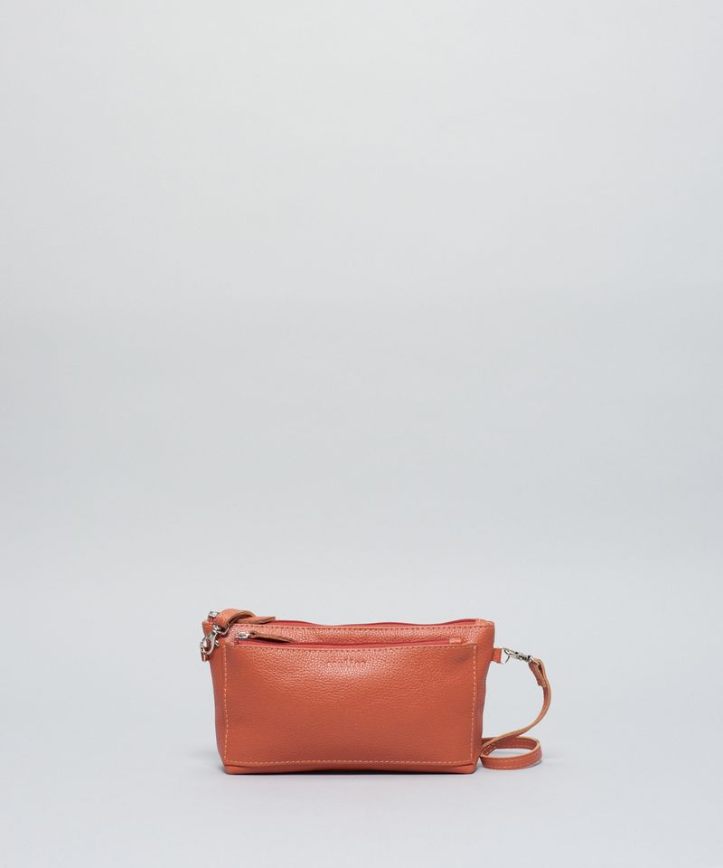 Bolsa p Couro Cecilia - Ocre u - ocre