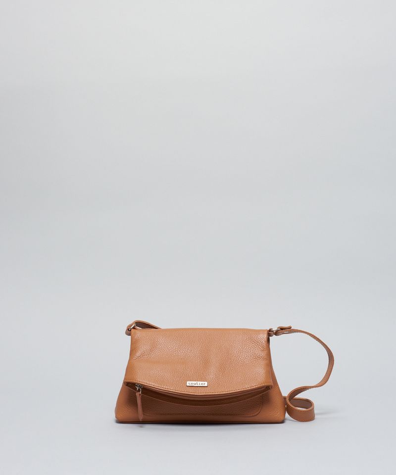 Bolsa p Couro Pratica - Caramelo u - caramelo