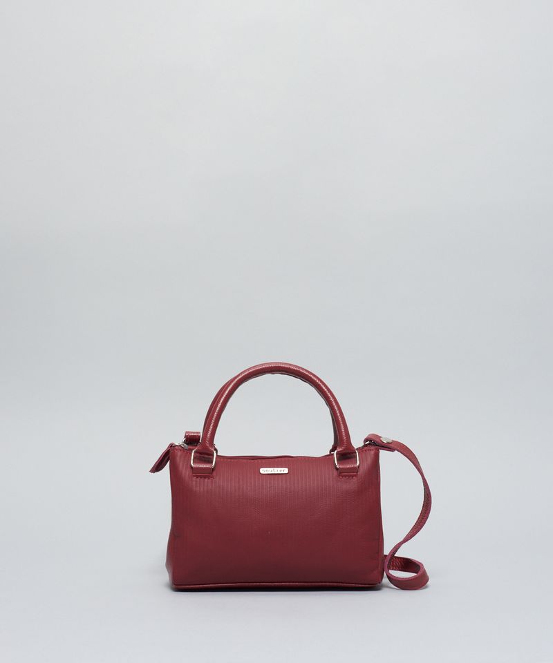 Bolsa p Couro Cotele - Merlot u - merlot