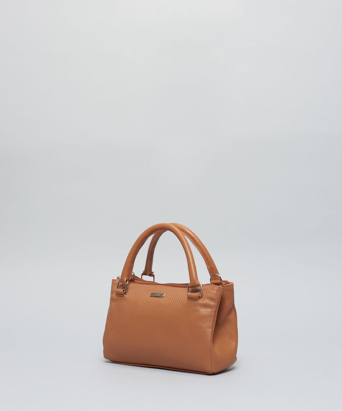 Bolsa p Couro Cotele - Caramelo - Imagem 3