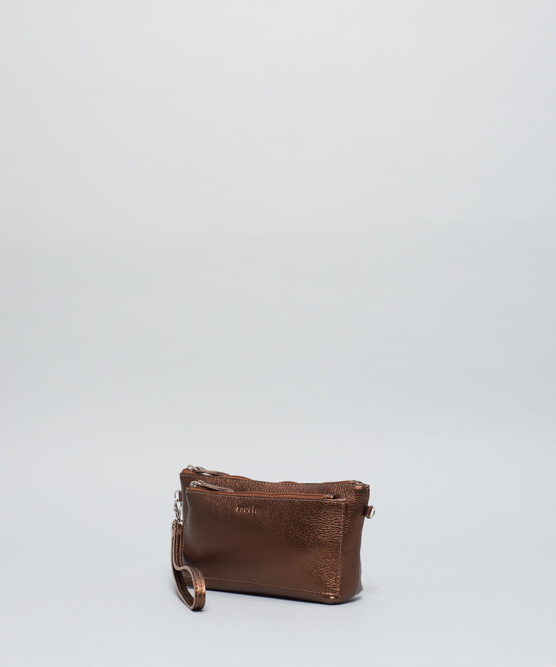 Bolsa p Couro Cecilia - Bronze - Imagem 3