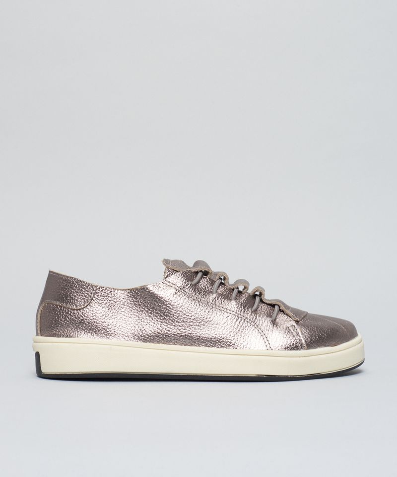 Tenis Couro Casual Elastico - Onix 38 - onix
