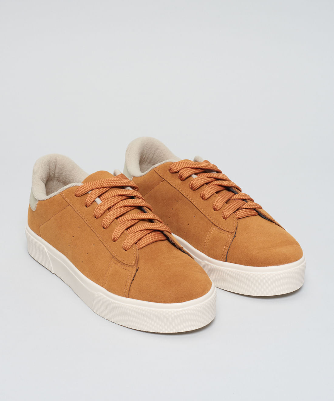 Tenis Camurca Soft Juliana - Caramelo - Imagem 2