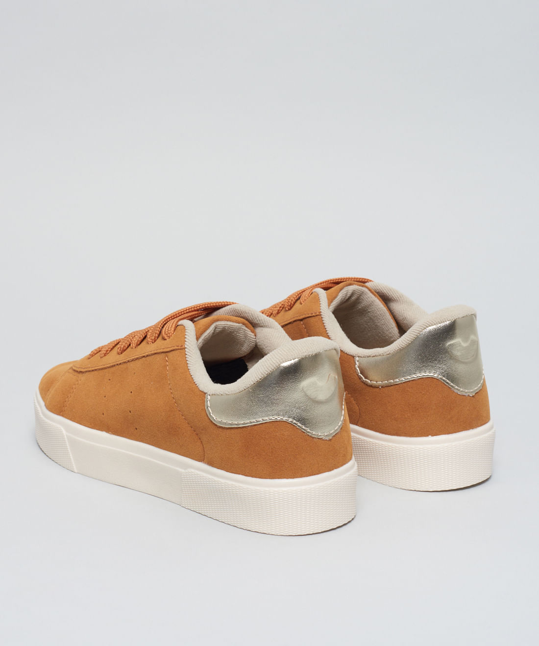 Tenis Camurca Soft Juliana - Caramelo - Imagem 3