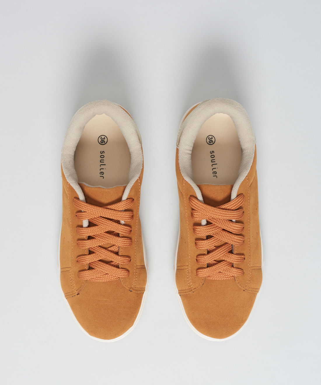 Tenis Camurca Soft Juliana - Caramelo - Imagem 16