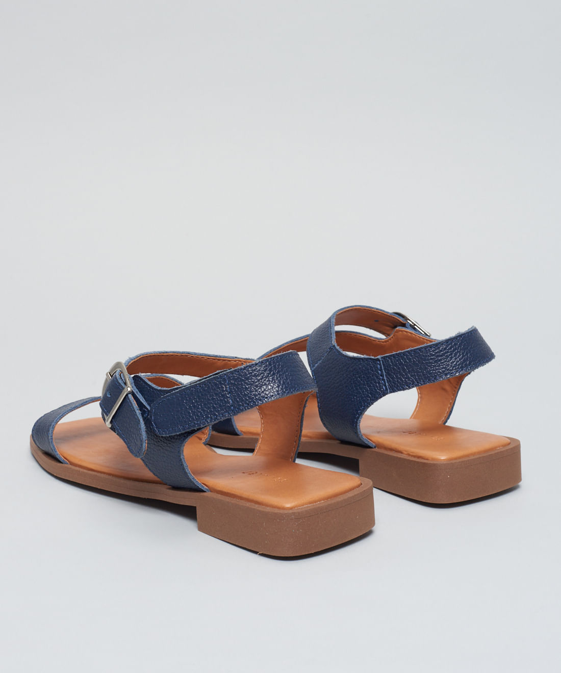 Rasteira Couro Tiras Renata - Navy - Imagem 33