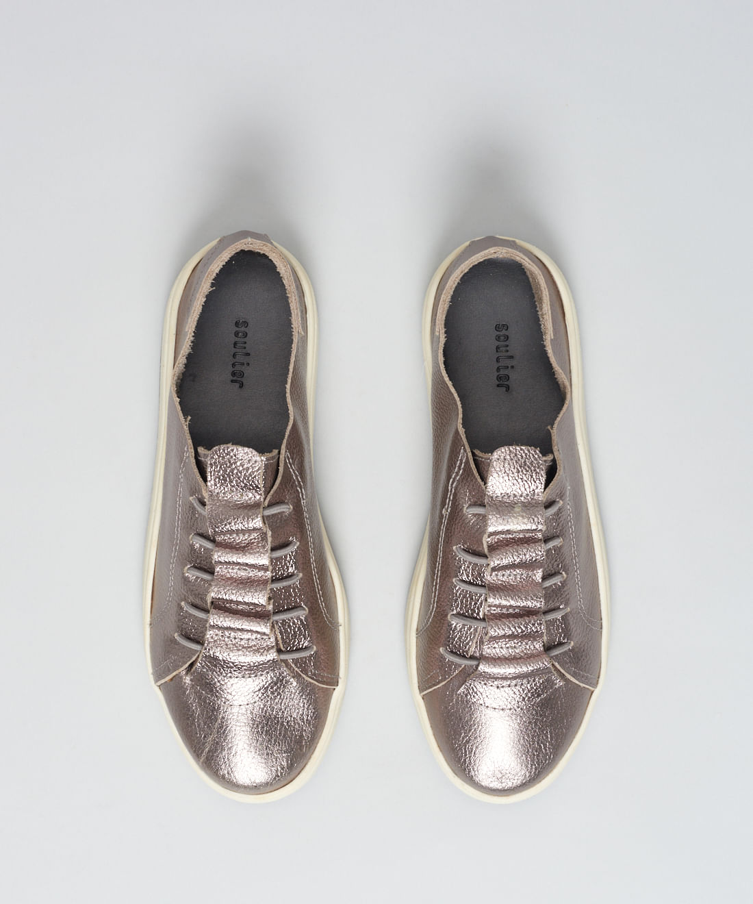Tenis Couro Casual Elastico - Onix - Imagem 14