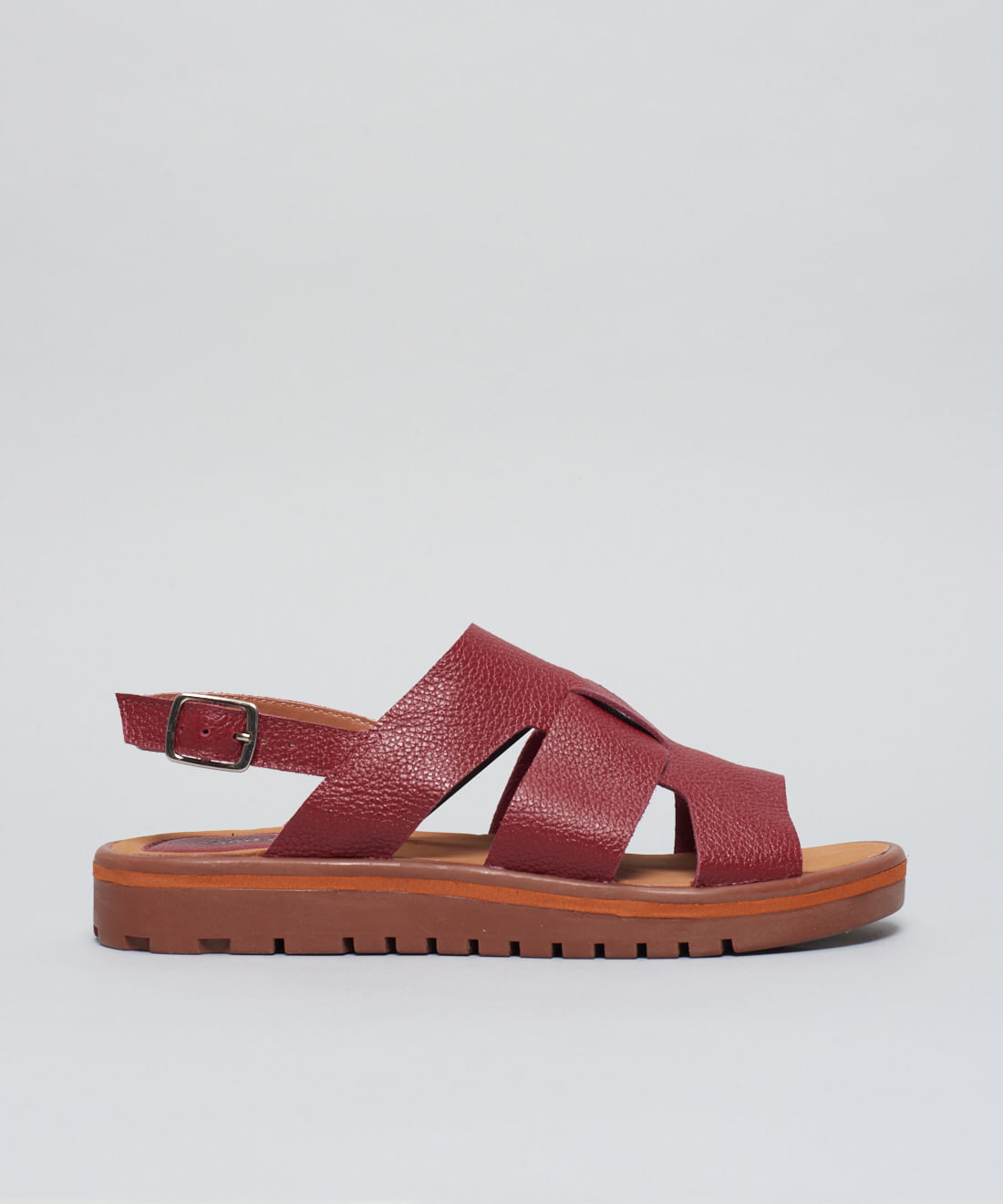 Rasteira Tratorada Vivi - Merlot - Imagem 36