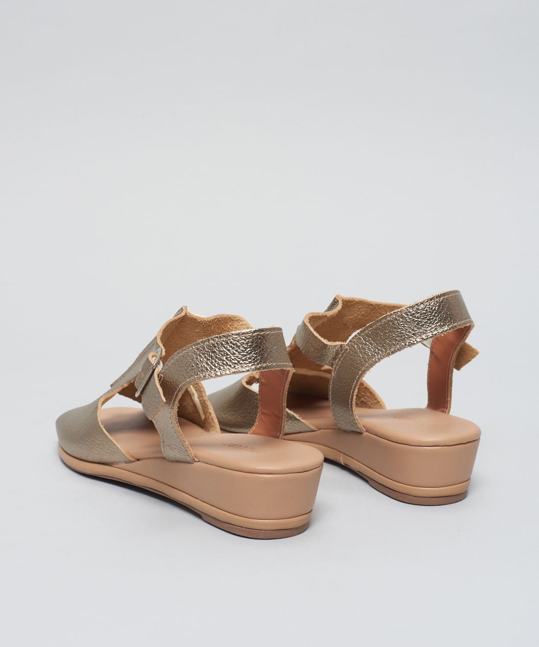 Anabela Couro Maria - Prata Velho - Imagem 33