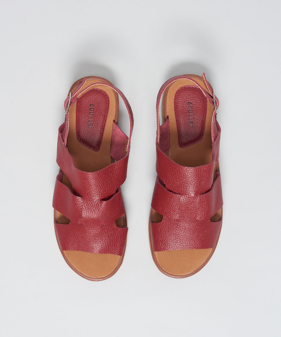 Rasteira Tratorada Vivi - Merlot - Imagem 4