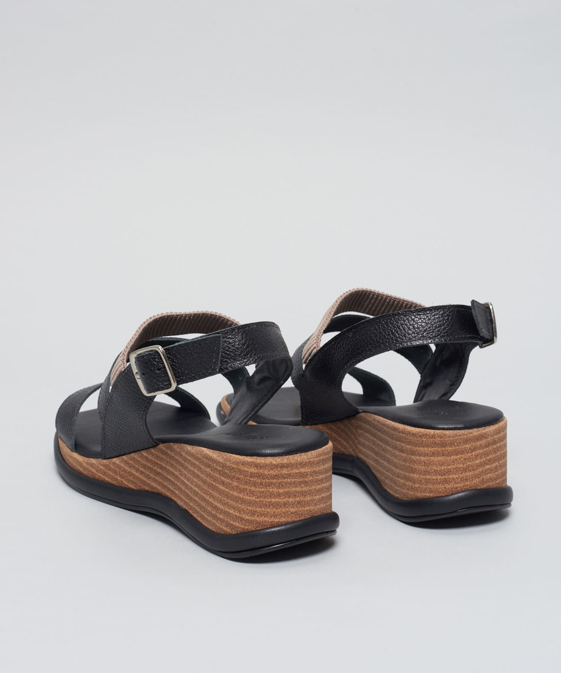 Plataforma Couro Elastico - Preto - Imagem 13