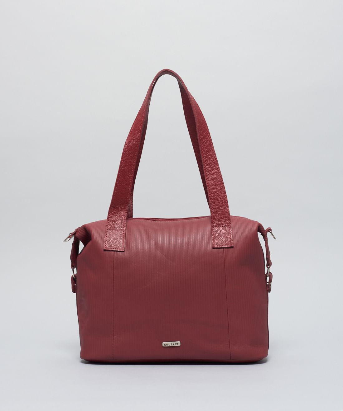 Bolsa g Couro Cotele - Merlot