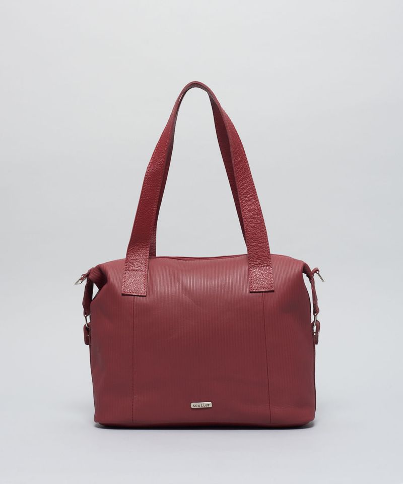 Bolsa g Couro Cotele - Merlot u - merlot