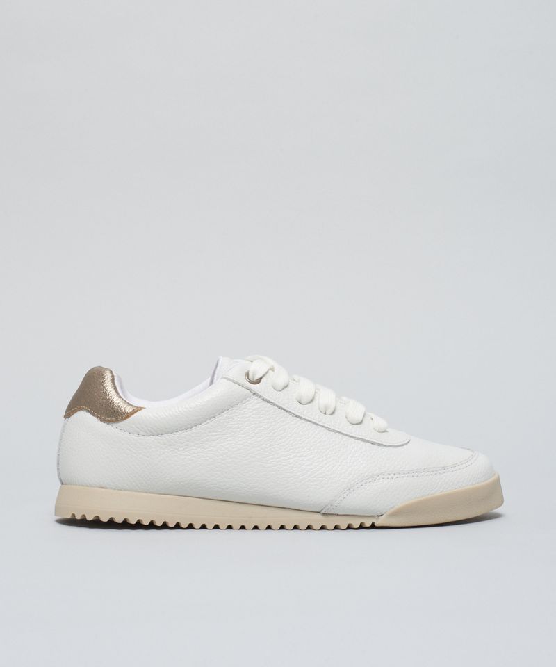 Tenis Couro Casual Marina - Branco 35 - branco