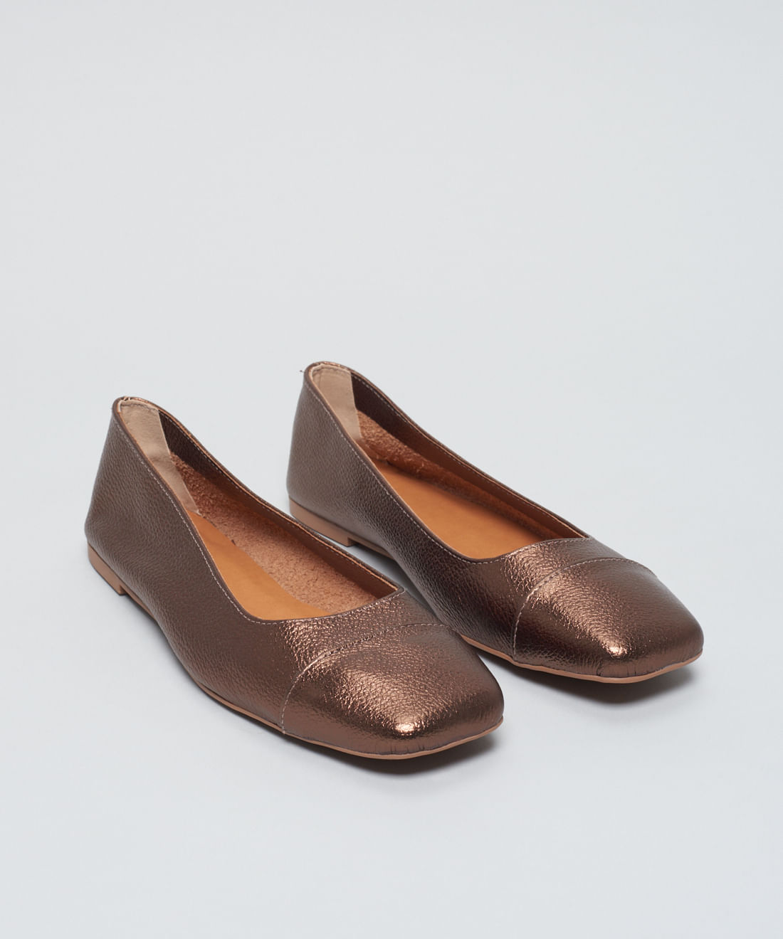 Sapatilha Couro Lia - Bronze - Imagem 27