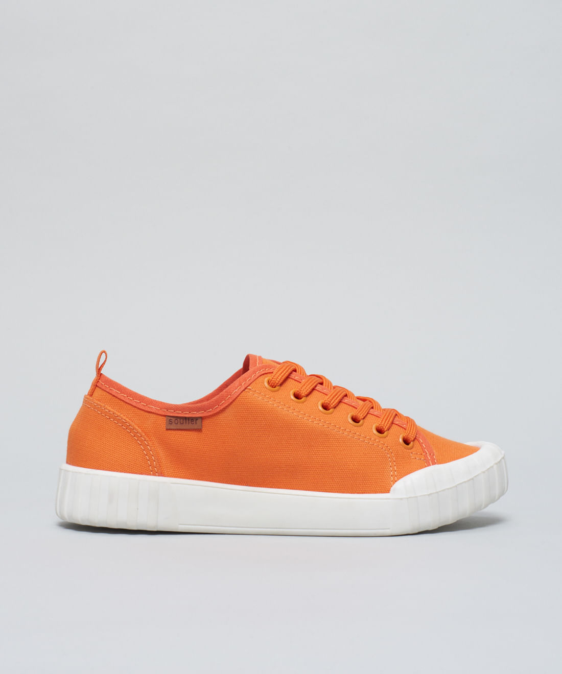 Tenis Lona Traseiro - Ocre