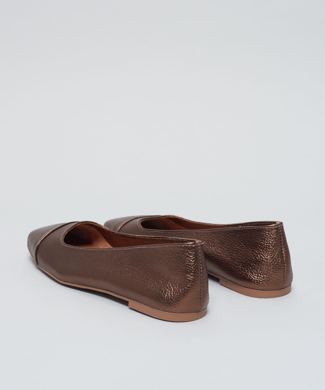 Sapatilha Couro Lia - Bronze - Imagem 23