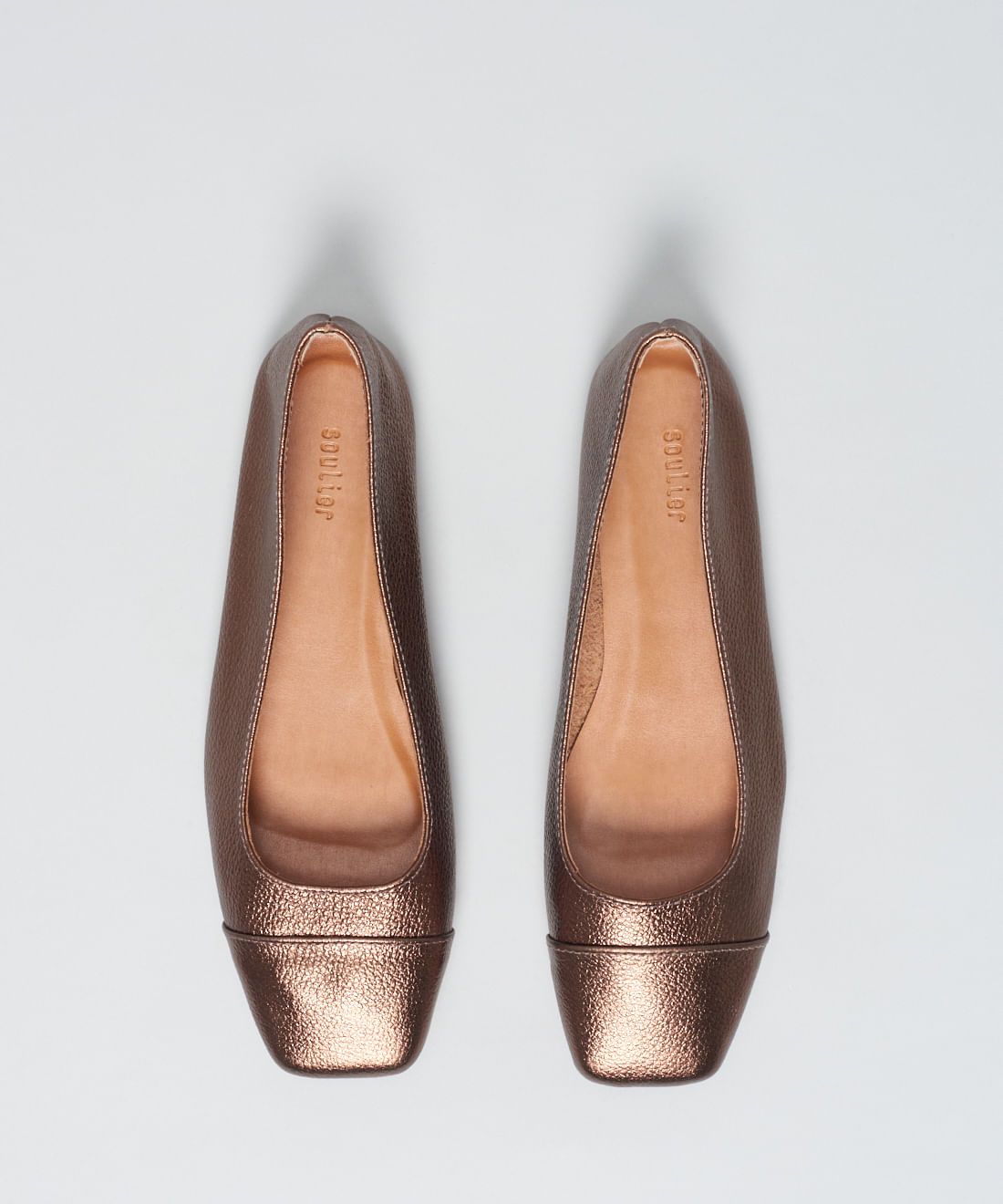 Sapatilha Couro Lia - Bronze - Imagem 9