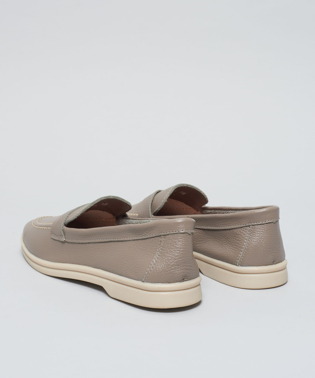 Mocassim Couro Lara - Cinza - Imagem 8