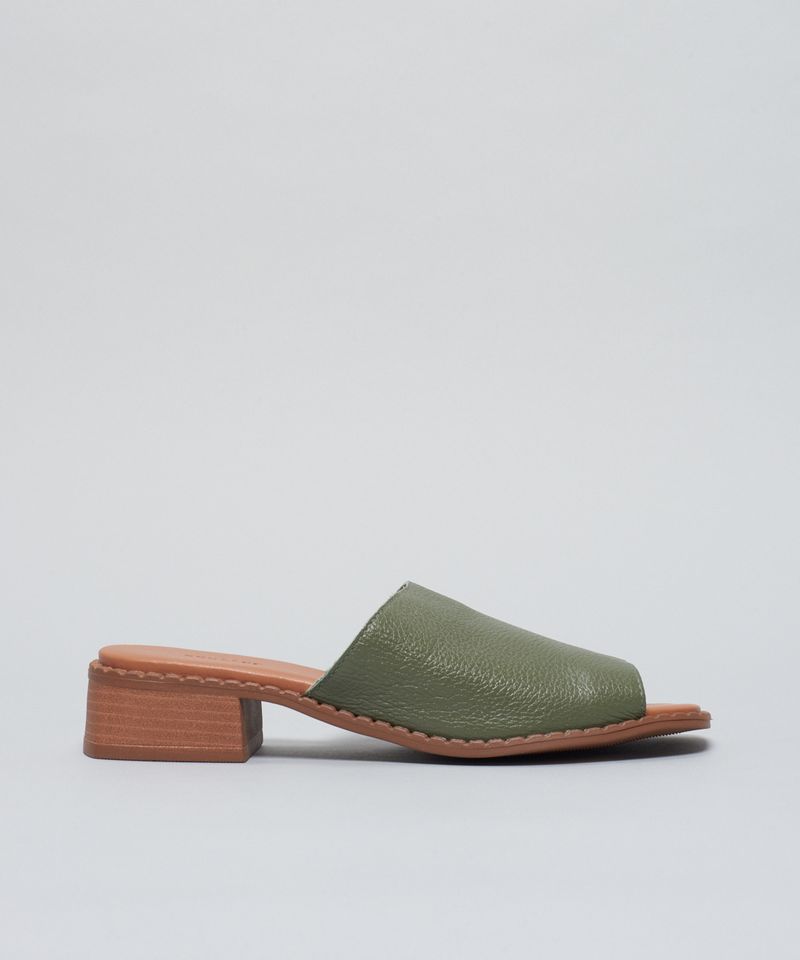 Salto Medio Mule - Verde Militar 38 - verde militar