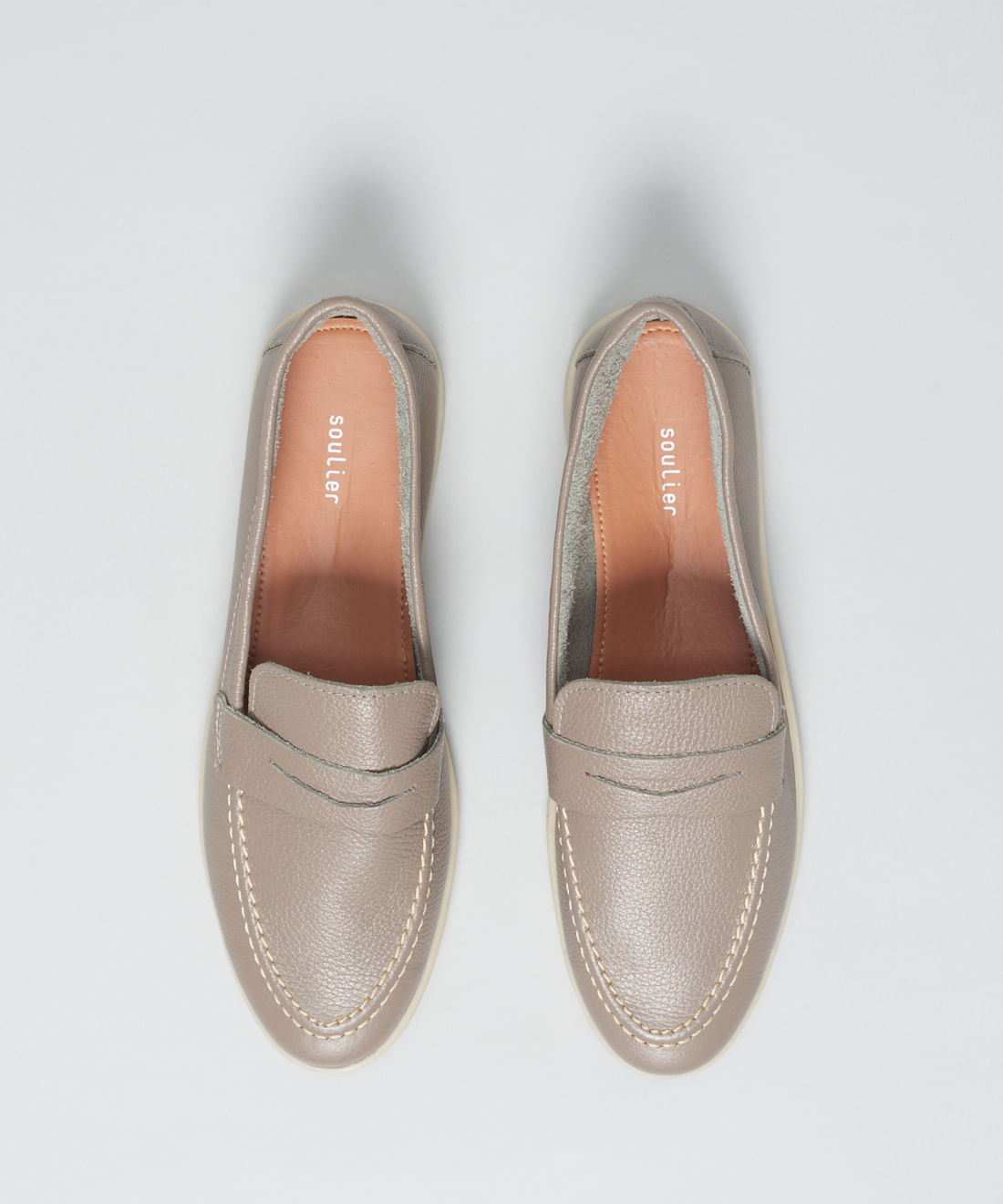 Mocassim Couro Lara - Cinza - Imagem 9