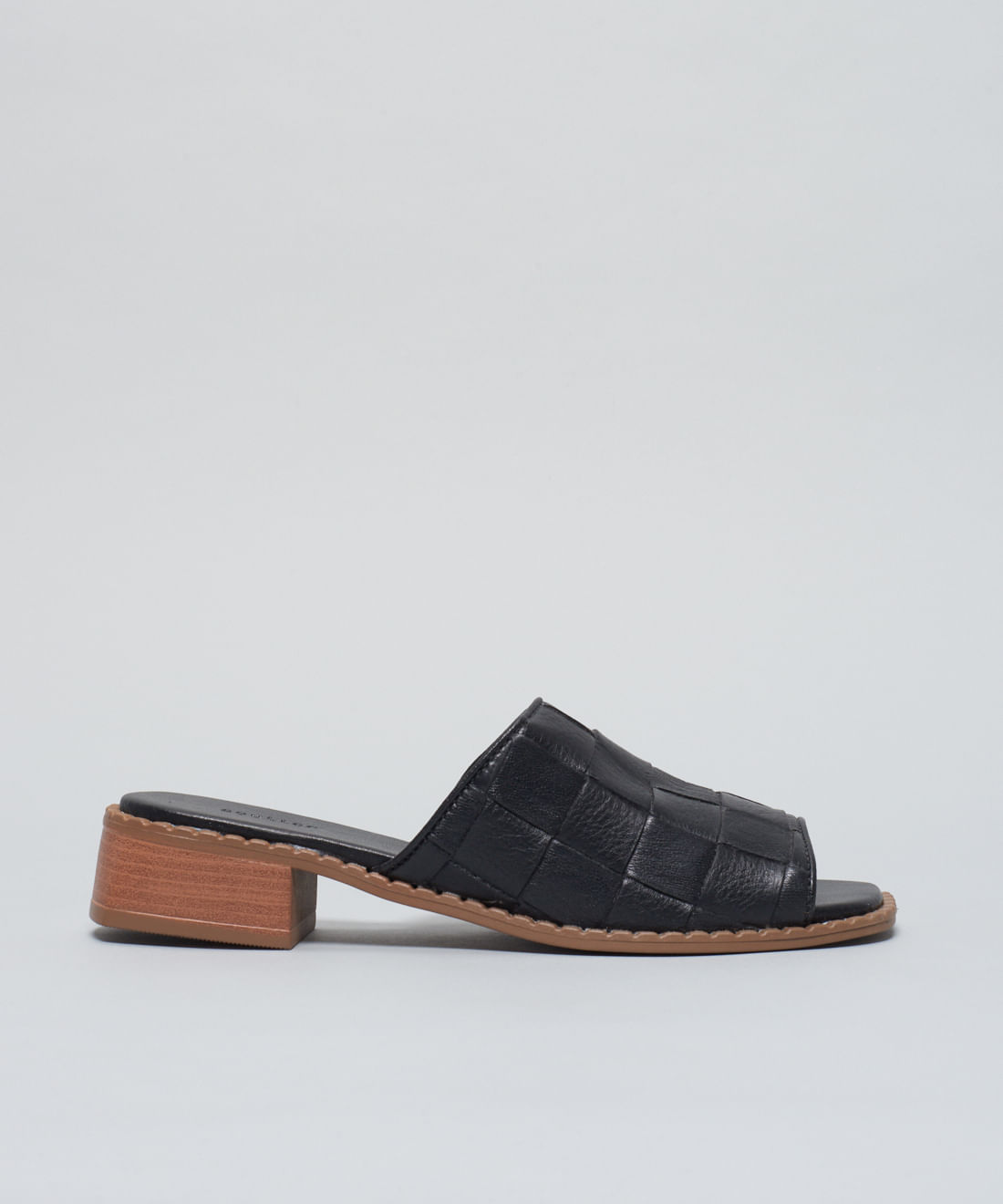 Salto Medio Mule Tresse Soft - Preto - Imagem 31