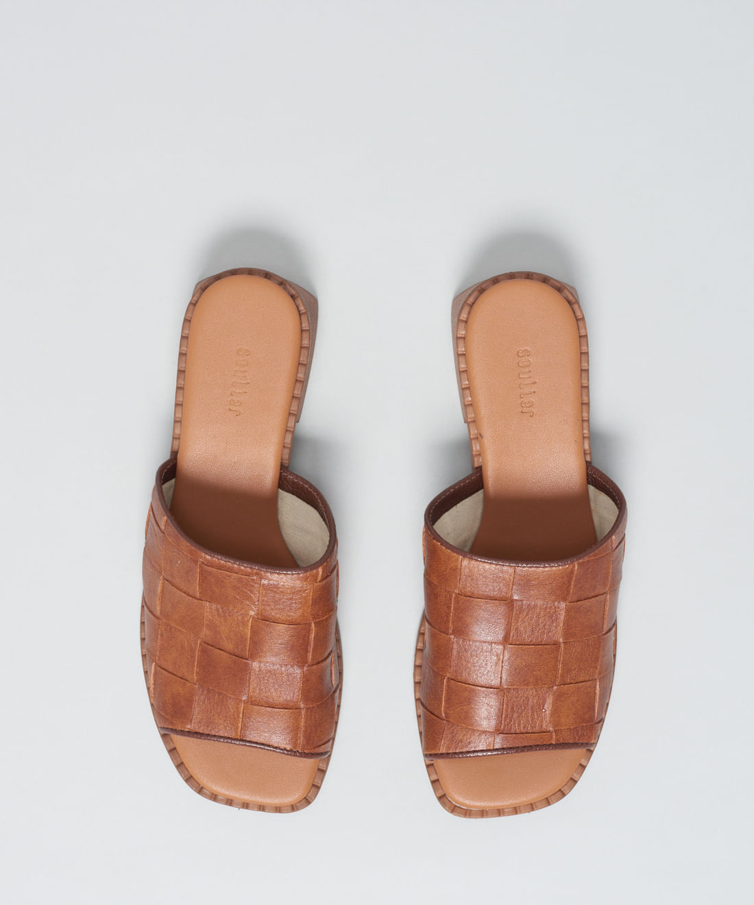Salto Medio Mule Tresse Soft - Chocolate - Imagem 14