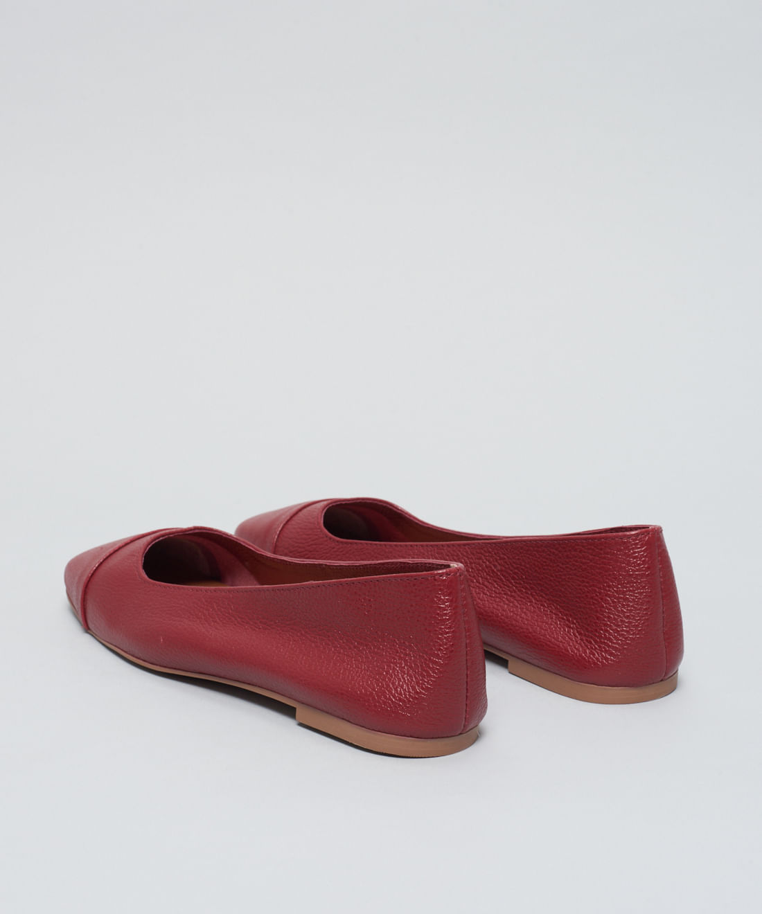 Sapatilha Couro Lia - Merlot - Imagem 3