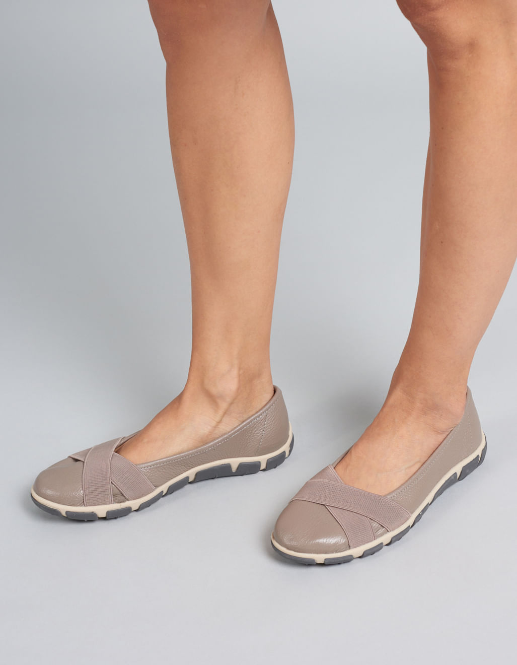 Sapatilha Frances Elastico Cruzado - Cinza - Imagem 40