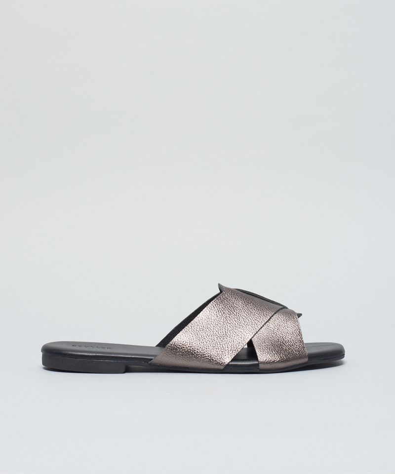 Rasteira Basica Couro Gabi - Onix 36 - onix