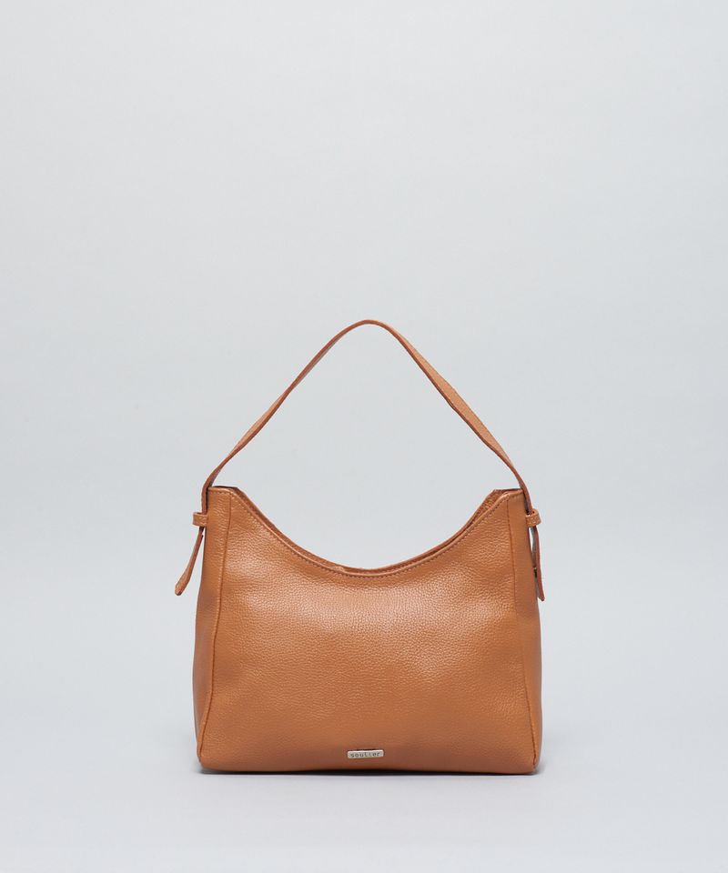 Bolsa m Couro 2 Alcas - Caramelo u - caramelo