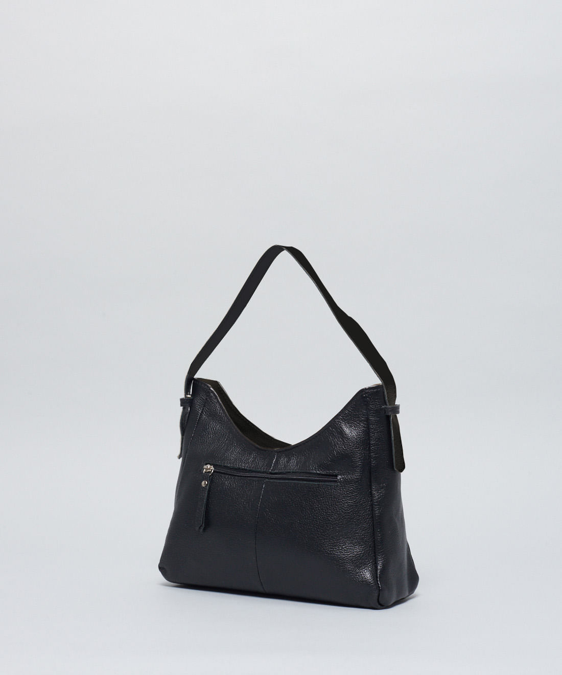 Bolsa m Couro 2 Alcas - Preto - Imagem 3