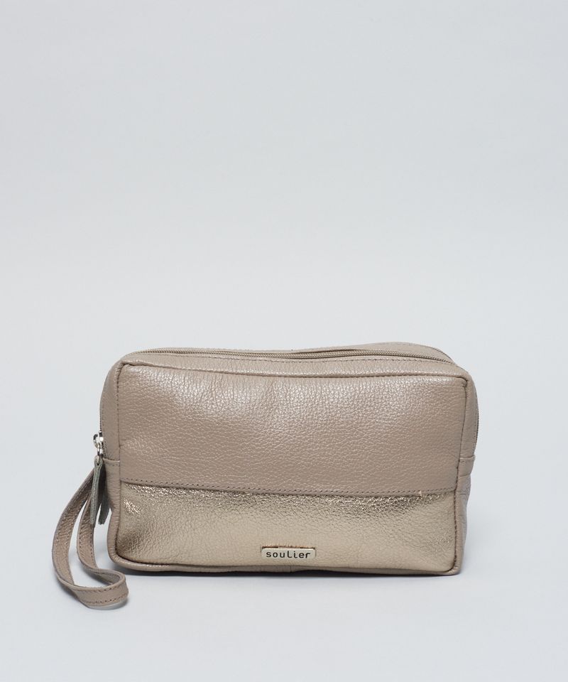 Case Couro Recorte - Cinza u - cinza