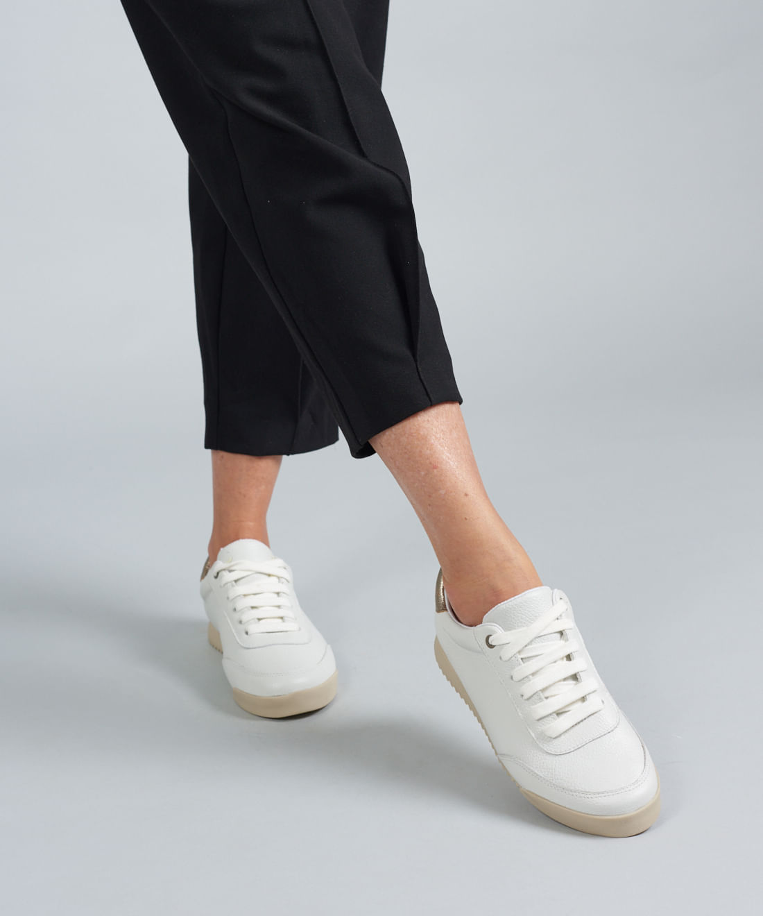 Tenis Couro Casual Marina - Branco - Imagem 5