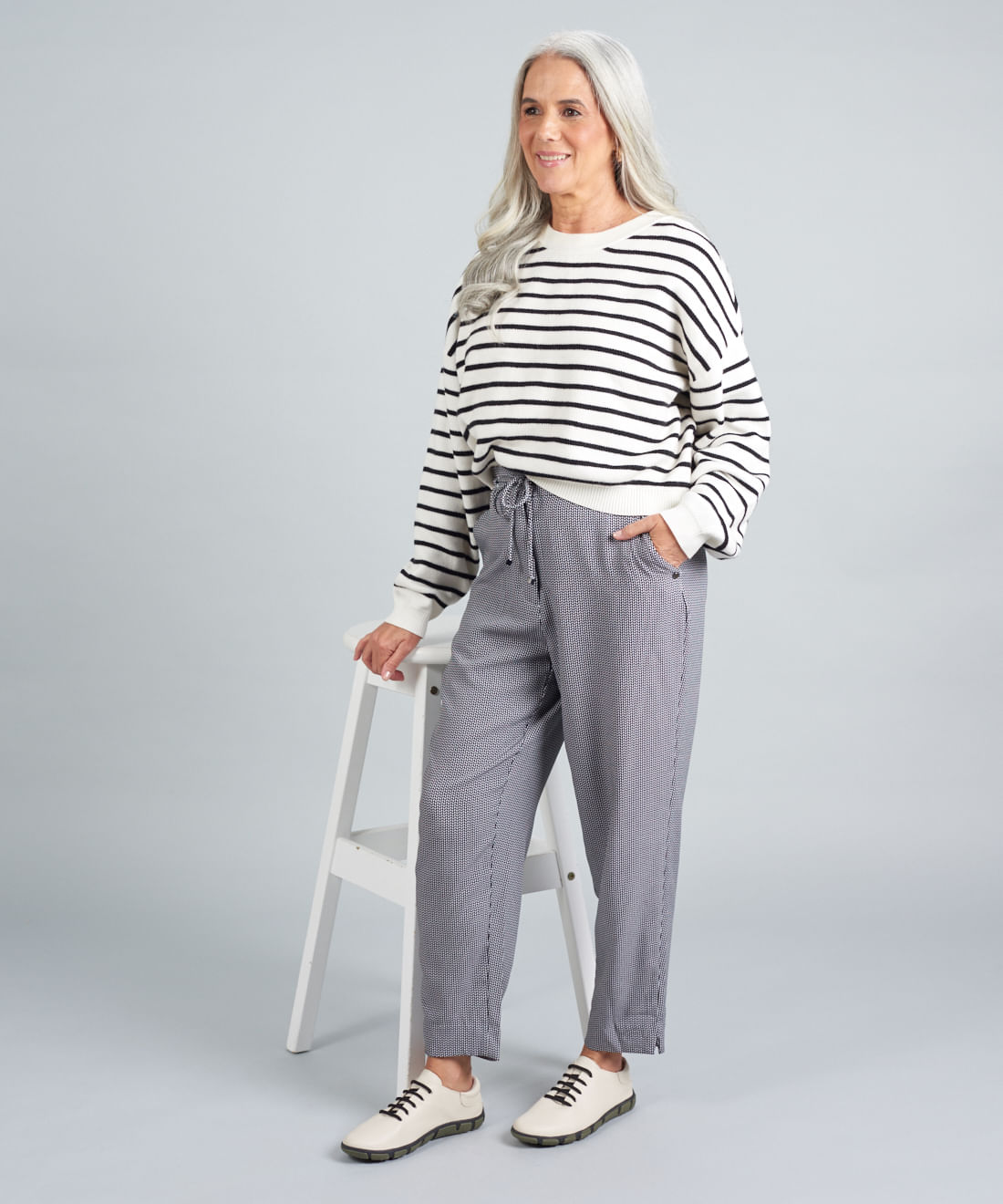 Tenis Frances 2 Cadarcos - Off White/Preto - Imagem 25