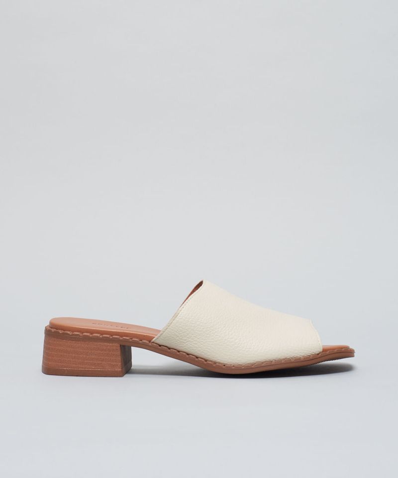 Salto Medio Mule - Offwhite 37 - offwhite