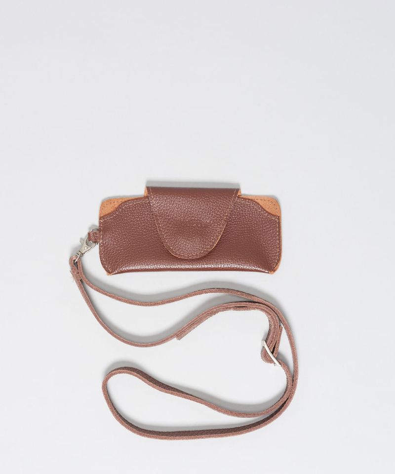 Porta Oculos Alca - Chocolate u - chocolate