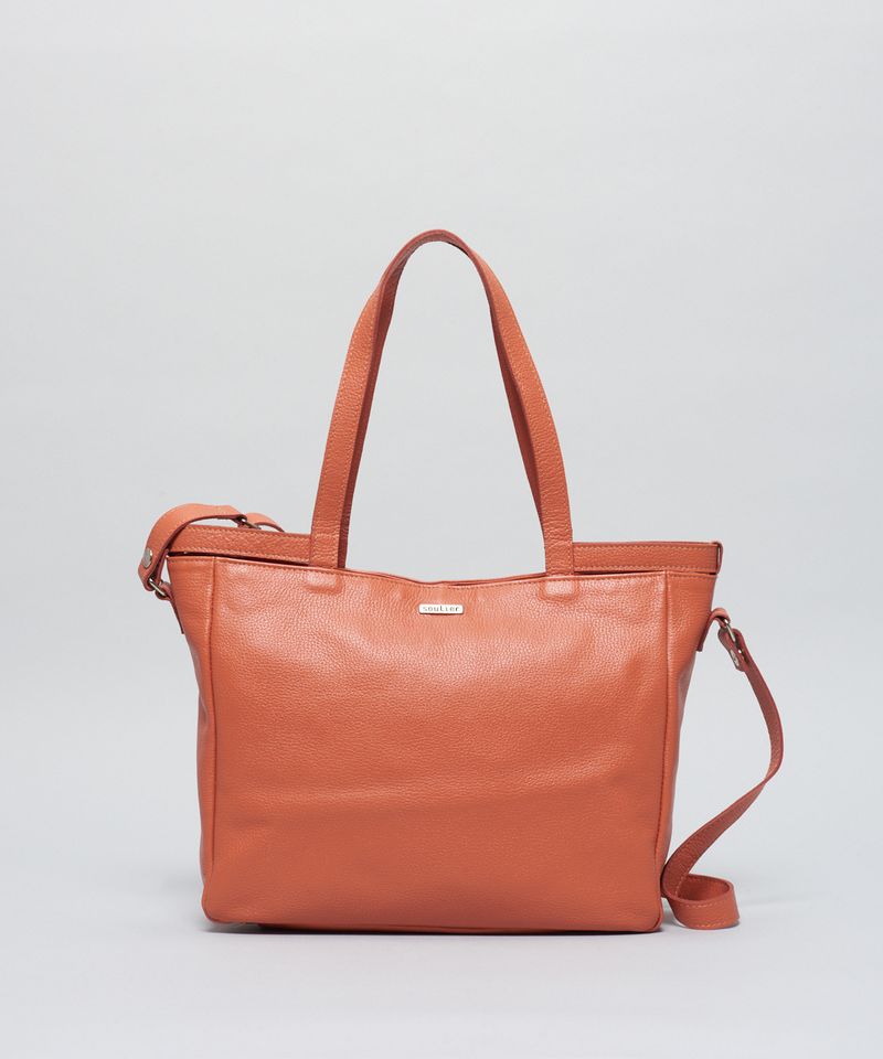 Bolsa g Couro Cecilia - Ocre u - ocre
