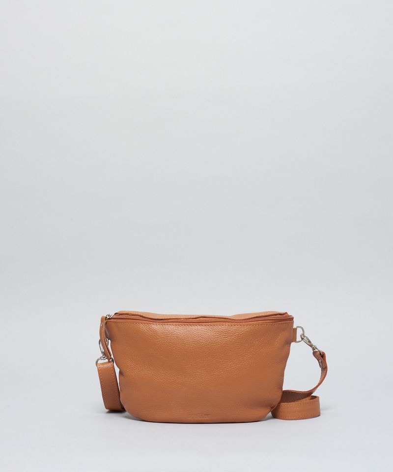 Bolsa p Couro Cadarco Listra - Caramelo u - caramelo